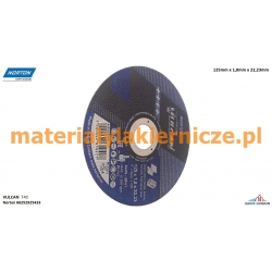 NORTON VULCAN 125mm x 1,0mm x 22,23mm